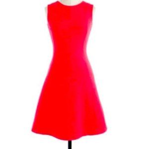 J. Crew Pink Fit and Flare Dress Size 00